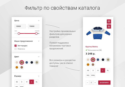 Маркет - адаптивный интернет-магазин
