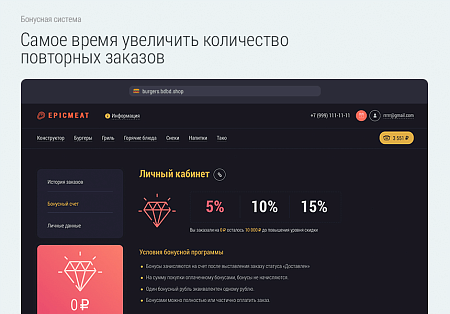 Доставка бургеров. Delivery Burgers